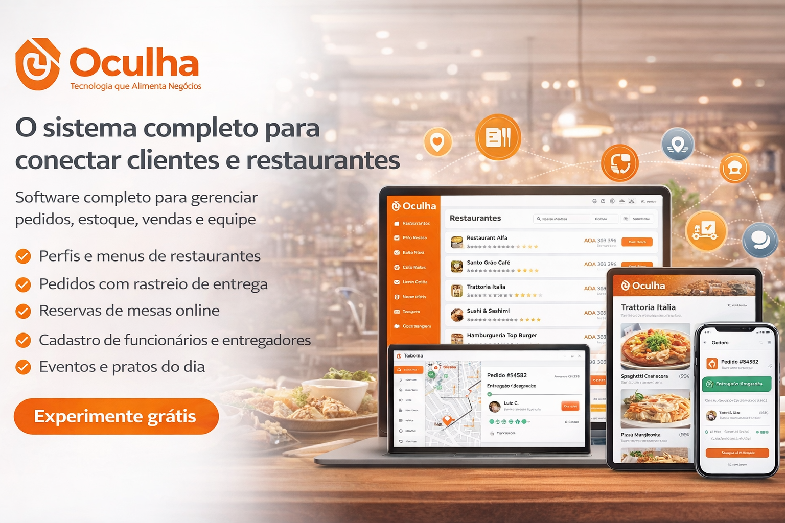 Mesa Chef • Plataforma de Gestão