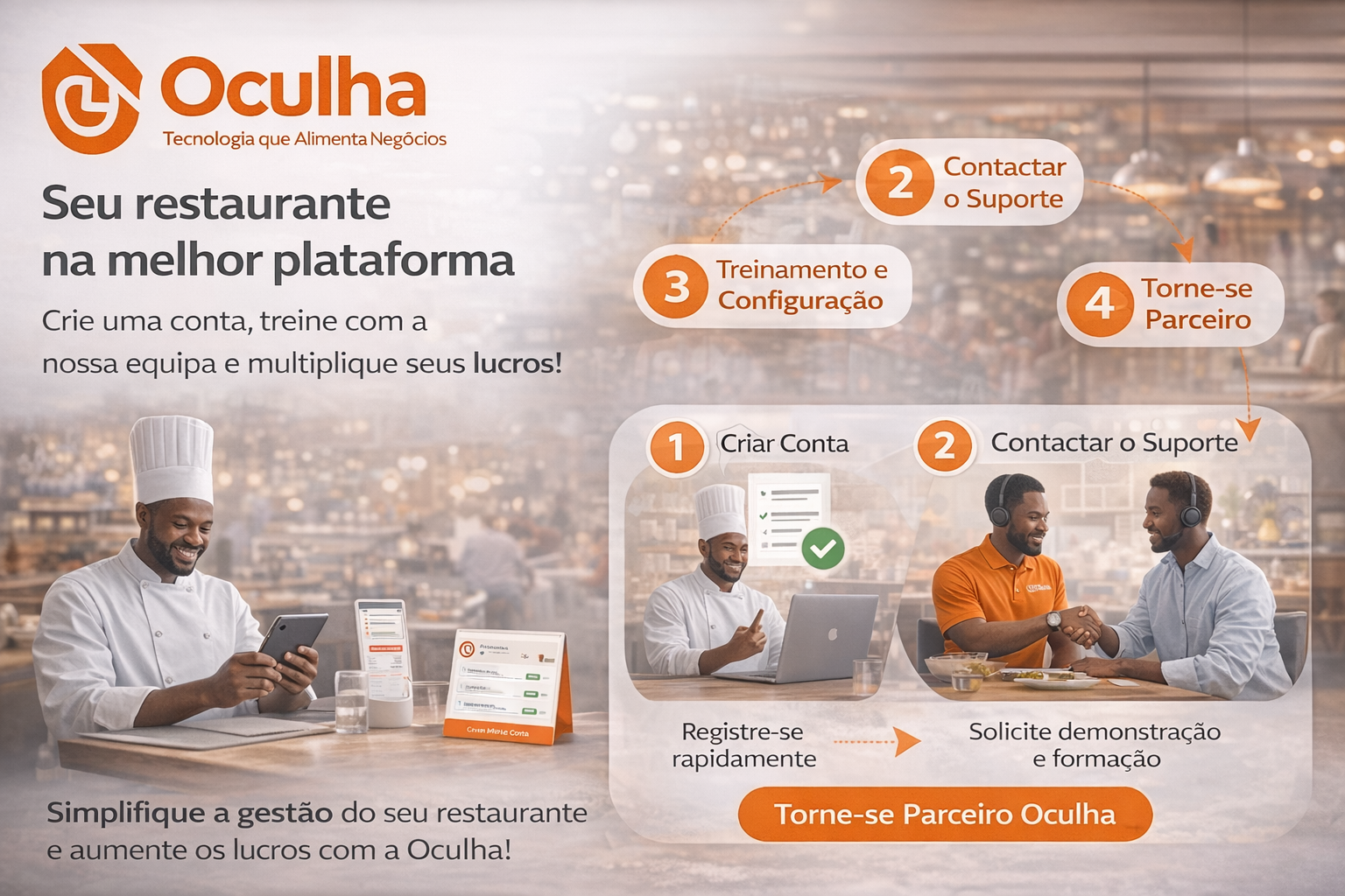 Mesa Chef • Plataforma de Gestão